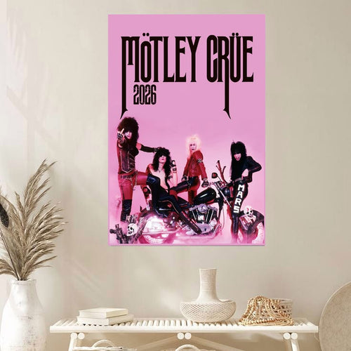 2026 Wall Calendar MOTLEY CRUE Vintage Magazine Cover Poster Unframed Size 24''x36''