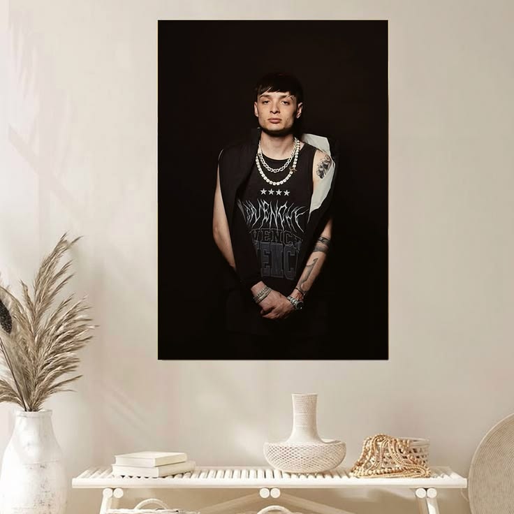 Peso Pluma Celebrity Mexican Musician Pop Music Guitarist Wall Poster Unframed Size 24''x36''