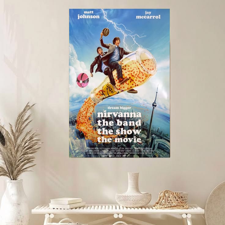 Nirvana The Band The Show The Movie original movie 2026 Poster Unframed Size 24''x36''