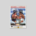 Sugar Ray Leonard vs Thomas Tommy Hitman Hearns Fight Poster Boxing Poster Unframed Size 24''x36''