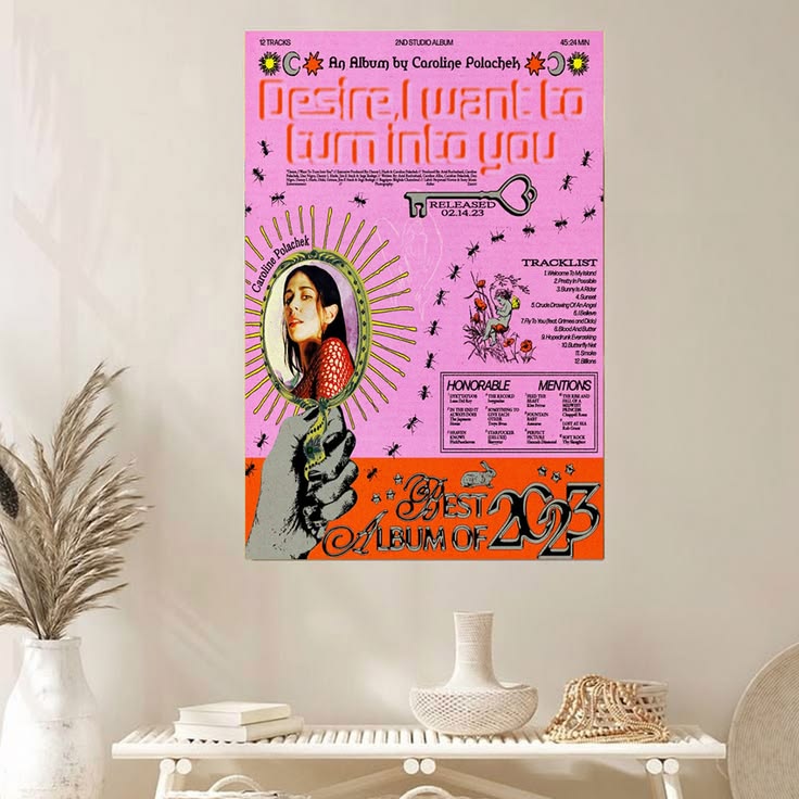 Caroline Polachek Vintage Poster Music Poster Unframed Size 24''x36''