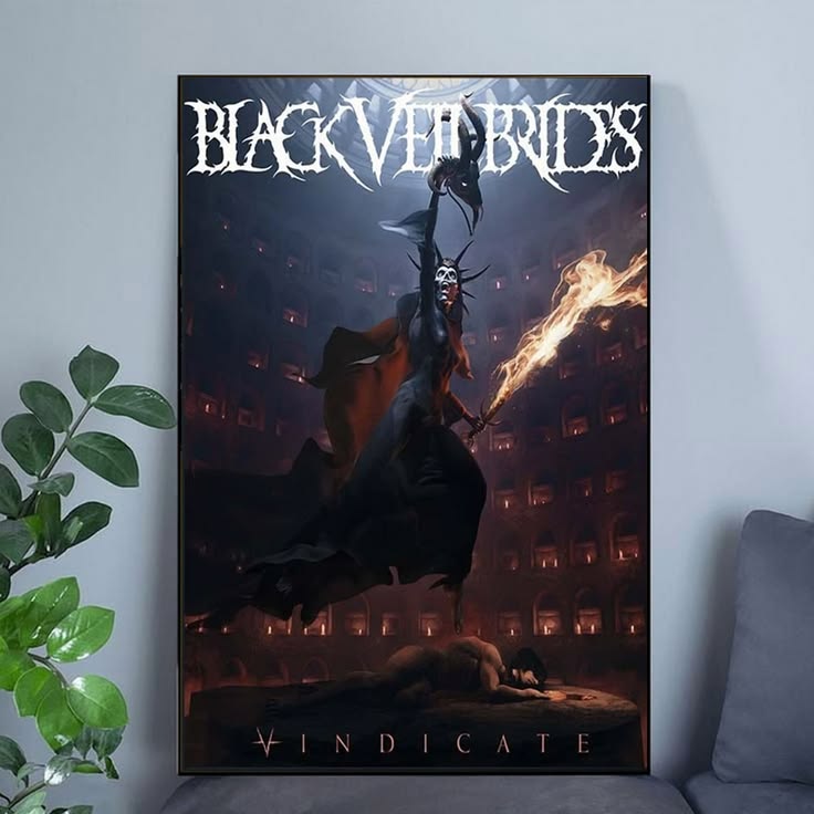 Black Veil Brides Vindicate Album Cover Poster Unframed Size 24''x36''