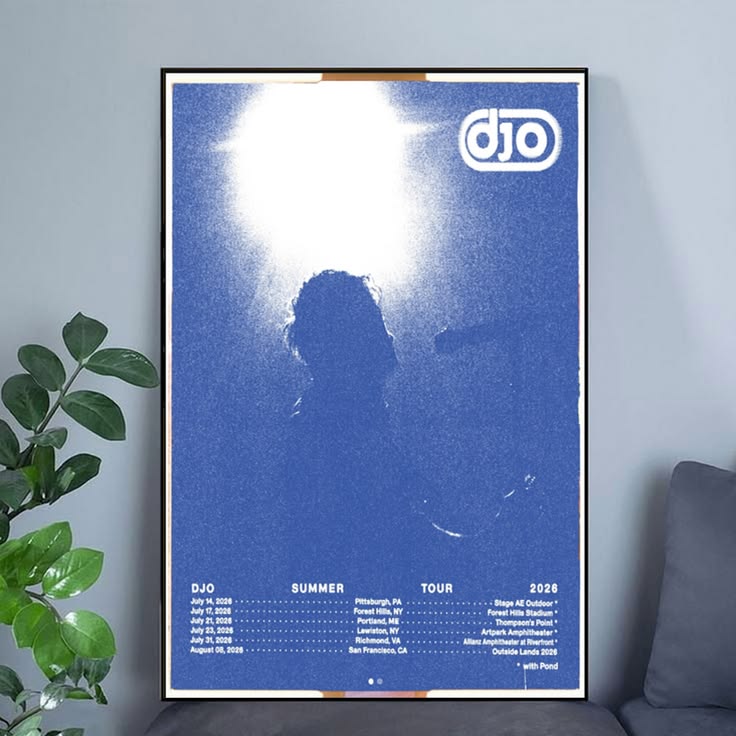 Djo Summer tour 2026 Poster Unframed Size 24''x36''
