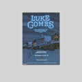 Luke Combs autographed gig Poster Unframed Size 24''x36''