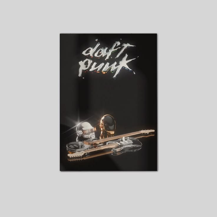 Daft Punk Discovery Iconic Electronic Album Wall Art House Aesthetic Poster Unframed Size 24''x36''