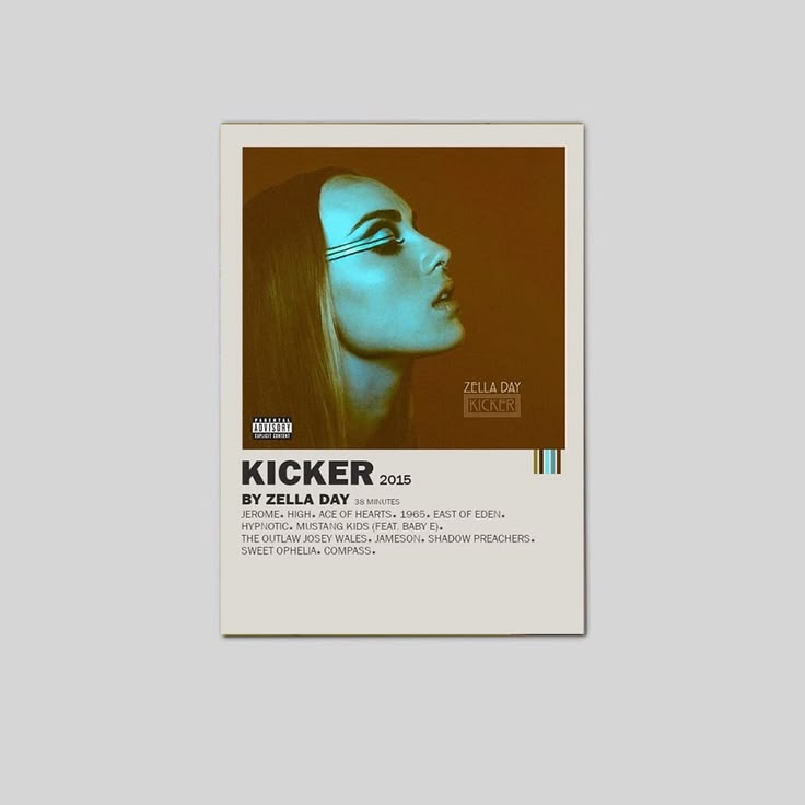 Zella Day Lovely "Kicher" Ablum Poster Unframed Size 24''x36''