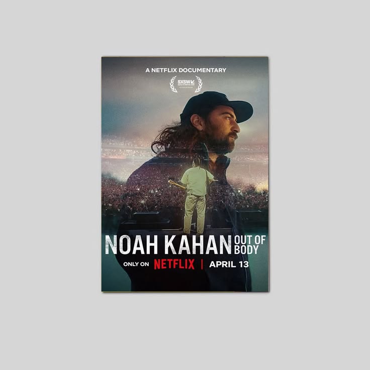 Noah Kahan Out Of Body Documentary Poster Music Concert Poster Unframed Size 24''x36''