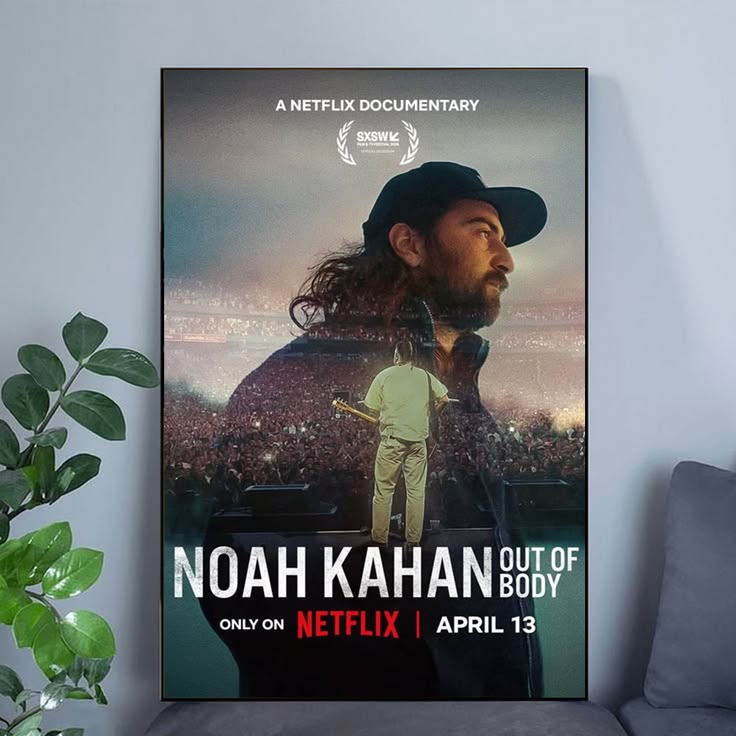 Noah Kahan Out Of Body Documentary Poster Music Concert Poster Unframed Size 24''x36''