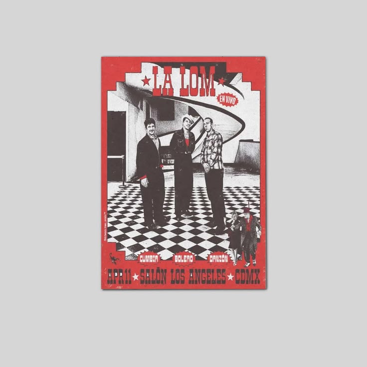 La Lom April 11 2026 Mexico Poster Unframed Size 24''x36''