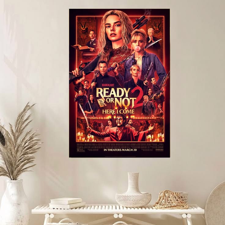 2026 Ready Or Not 2 Movie Poster Unframed Size 24''x36''