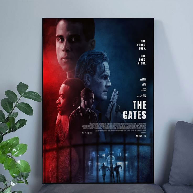 The Gates Movie Poster 2026 James Van Der Beek Poster Unframed Size 24''x36''