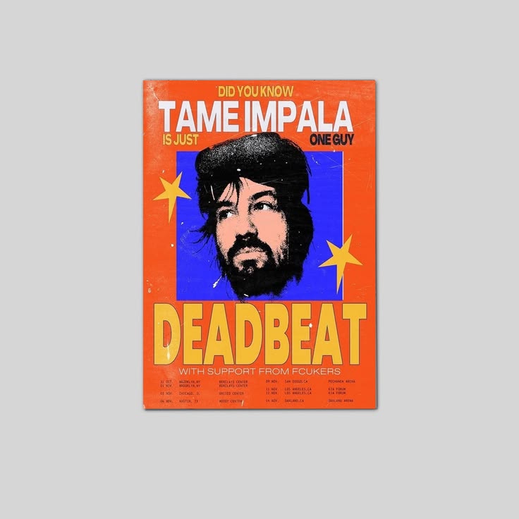 Tame impala concept Poster Unframed Size 24''x36''