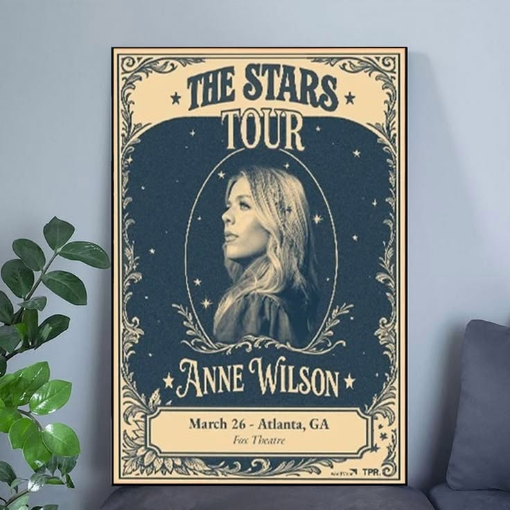 Anne Wilson The Stars 2026 Event Poster Unframed Size 24''x36''