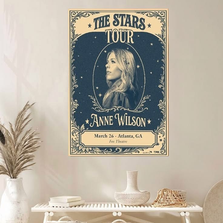 Anne Wilson The Stars 2026 Event Poster Unframed Size 24''x36''
