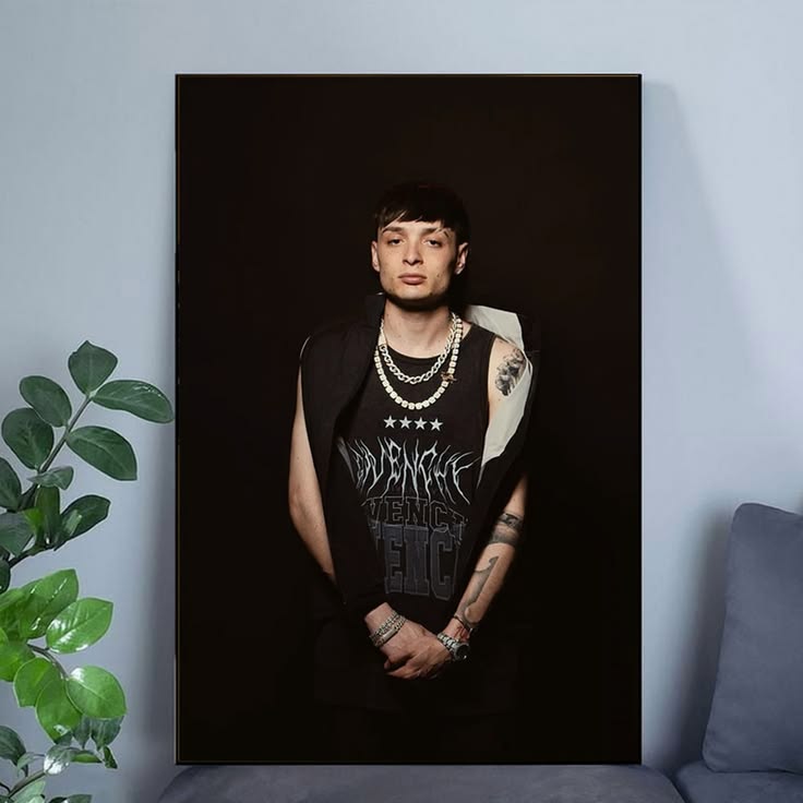 Peso Pluma Celebrity Mexican Musician Pop Music Guitarist Wall Poster Unframed Size 24''x36''