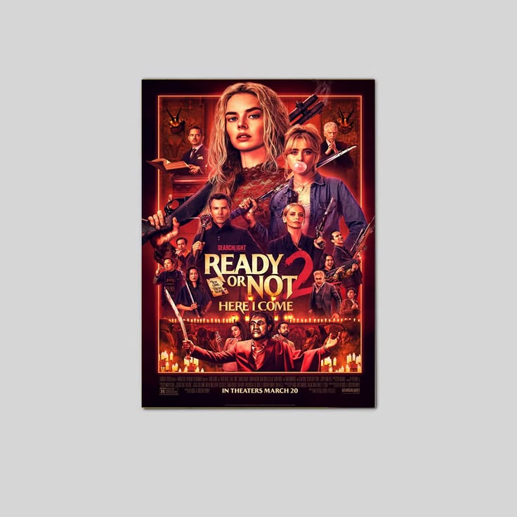2026 Ready Or Not 2 Movie Poster Unframed Size 24''x36''