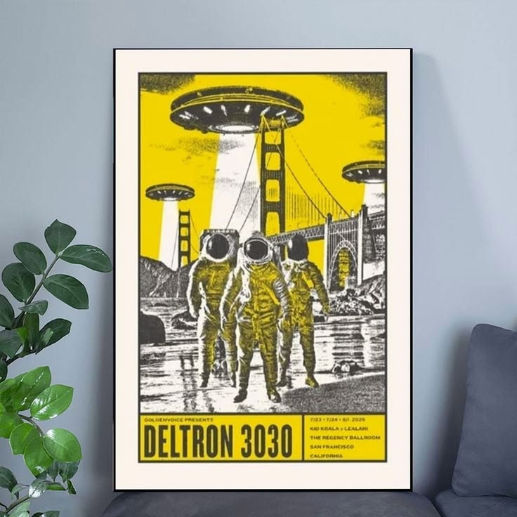 Deltron 3030 San Francisco Concert Poster Unframed Size 24''x36''