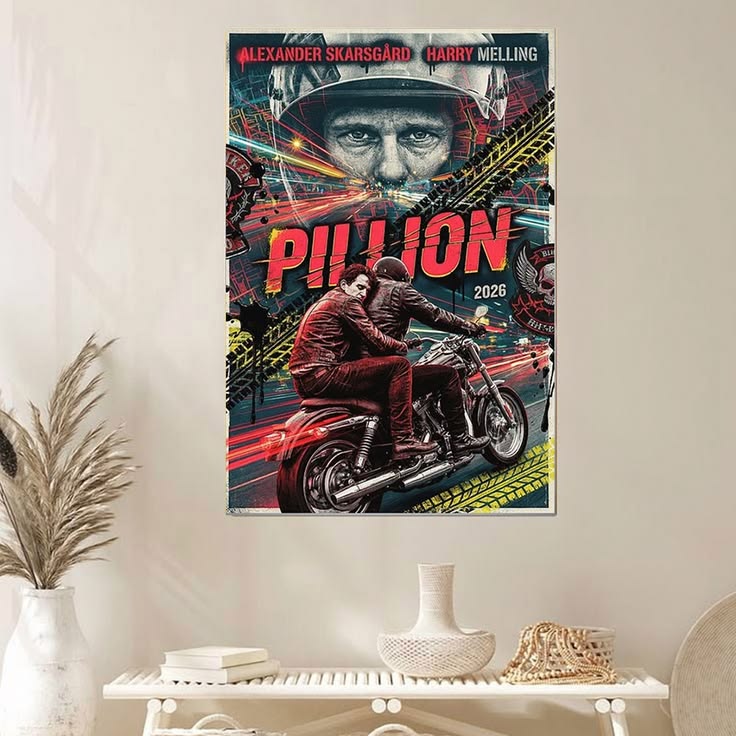 Pillion 2026 Movie Poster Unframed Size 24''x36''