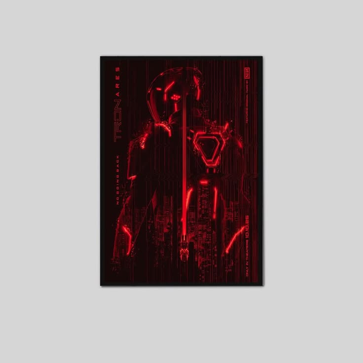 Tron Ares Film Poster High Quality Print Popular Poster Unframed Size 24''x36''