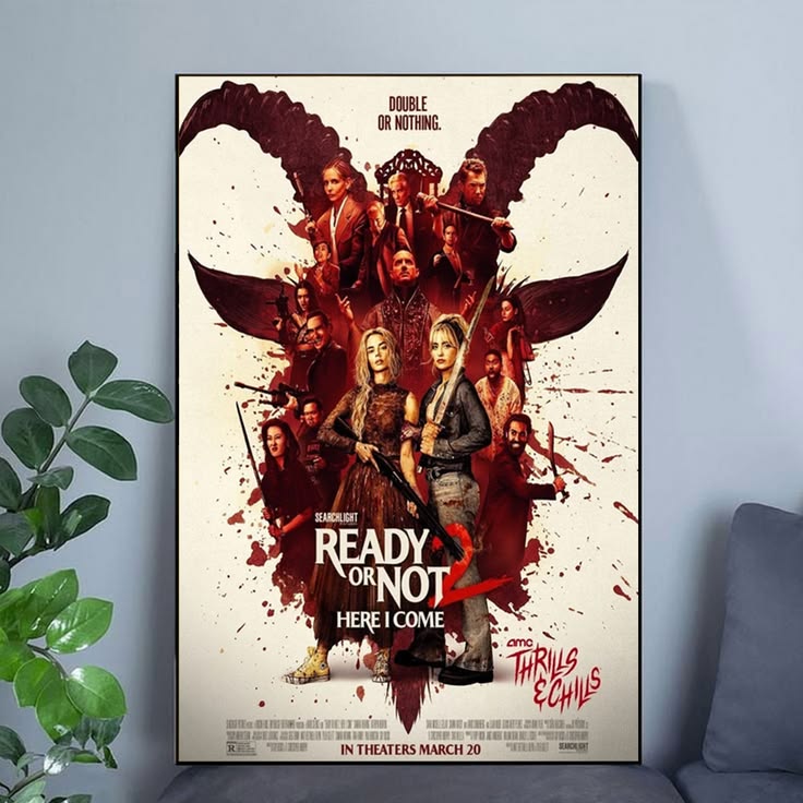 Ready Or Not 2 Movie 2026 Samara Weaving Poster Unframed Size 24''x36''