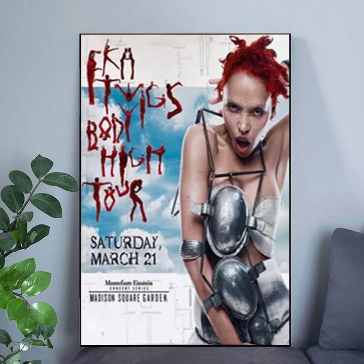 FKA twigs Tour 2026 Poster Unframed Size 24''x36''