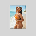 MEGAN THEE STALLION SI Swimsuit Poster Unframed Size 24''x36''