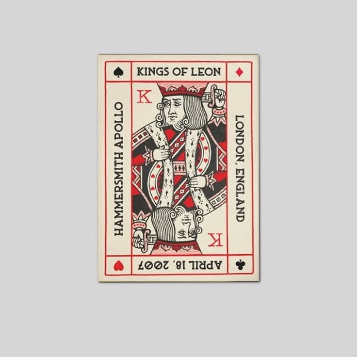 Kings Of Leon Music Poster Vintage Band Concert Poster Unframed Size 24''x36''