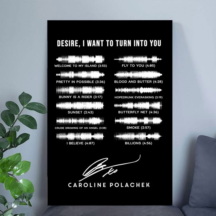 Caroline Polachek Framed Wall Art Poster Print Poster Unframed Size 24''x36''