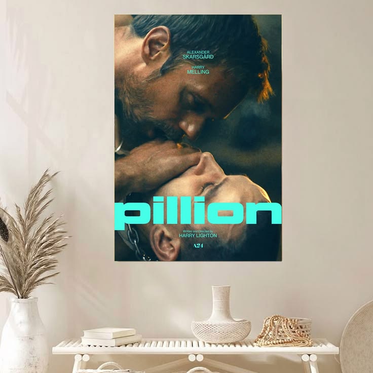 Pillion 2026 Movie Poster Alexander Skarsgard & Harry Melling Poster Unframed Size 24''x36''
