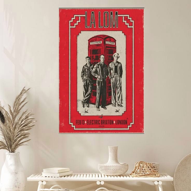 La Lom Electric Brixton London February 13 2026 Concert Poster Unframed Size 24''x36''