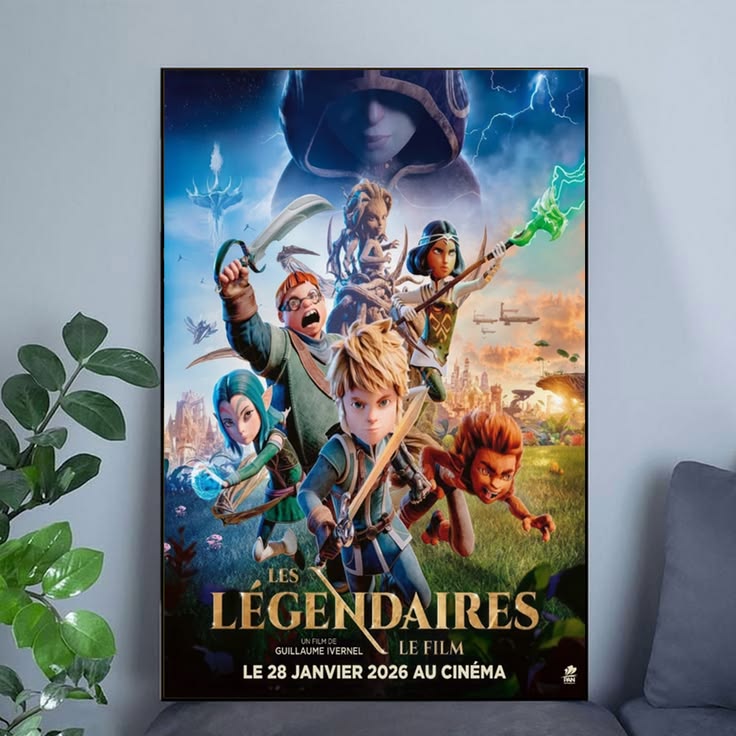 Les Legendaires Le Film 2026 Fantasy Movie Poster Unframed Size 24''x36''