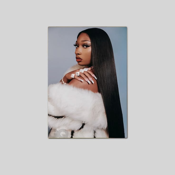 Megan Thee Stallion Celebrity American Singer Artist Wall Art Poster Unframed Size 24''x36''