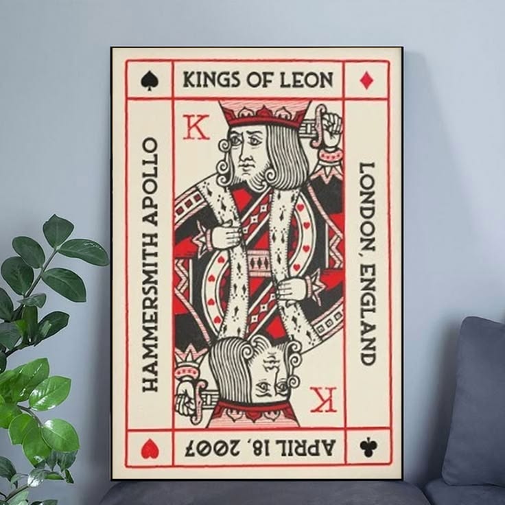 Kings Of Leon Music Poster Vintage Band Concert Poster Unframed Size 24''x36''