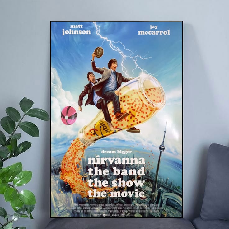 Nirvana The Band The Show The Movie original movie 2026 Poster Unframed Size 24''x36''