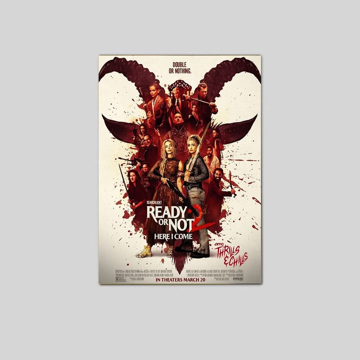 Ready Or Not 2 Movie 2026 Samara Weaving Poster Unframed Size 24''x36''