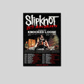 SLIPKNOT 25th Anniversary Tour KNOCKED LOOSE VENDED Poster Unframed Size 24''x36''