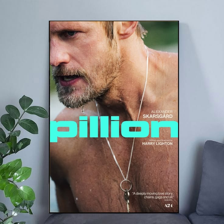 Pillion 2026 Movie Poster Alexander Skarsgard Poster Unframed Size 24''x36''