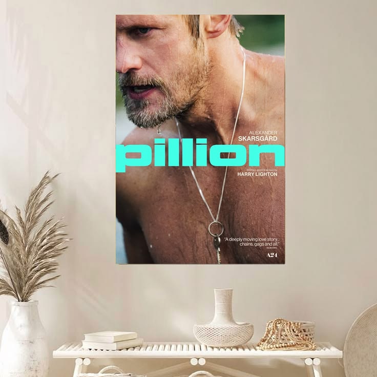 Pillion 2026 Movie Poster Alexander Skarsgard Poster Unframed Size 24''x36''