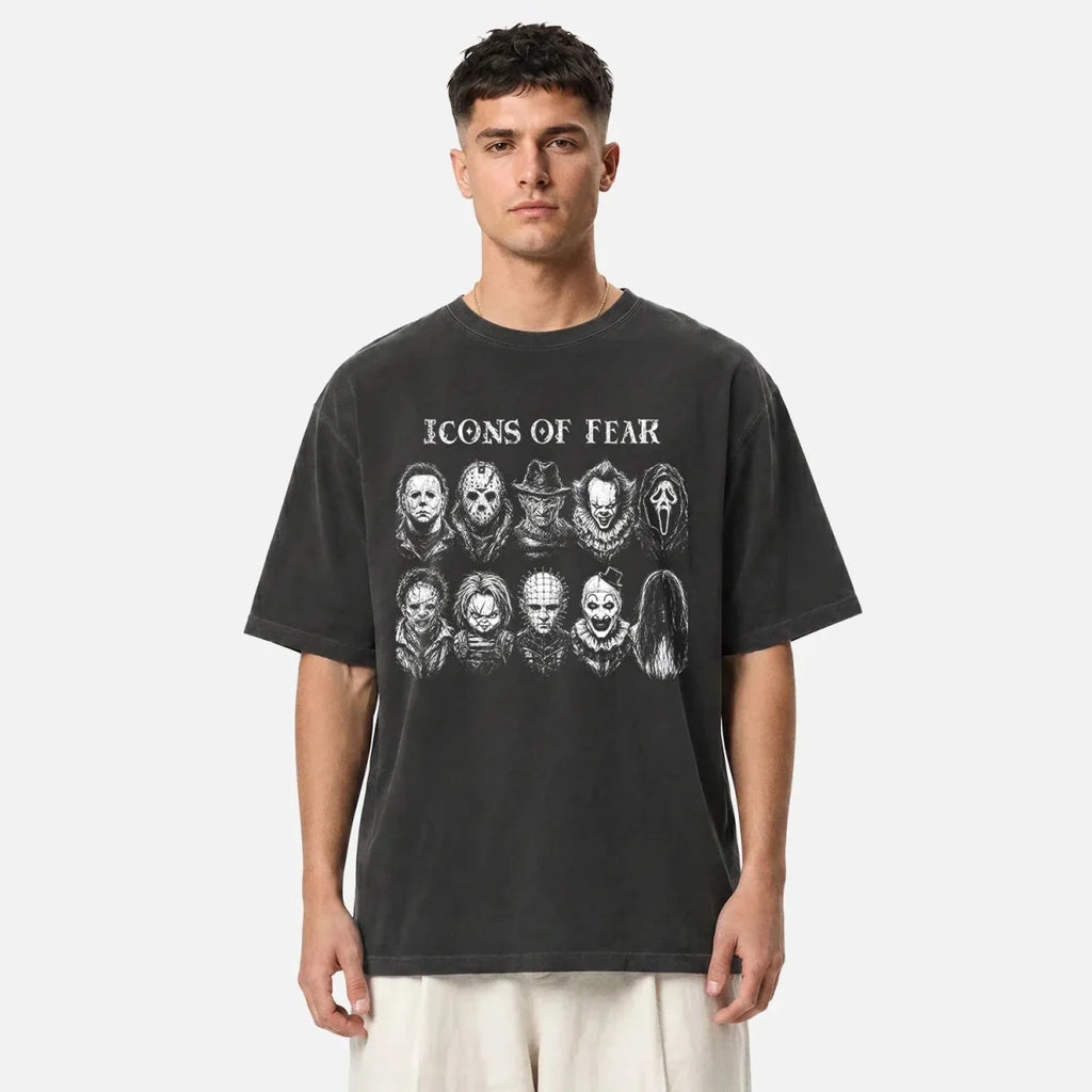 Icons of Fear Tee – Horror Villains Shirt