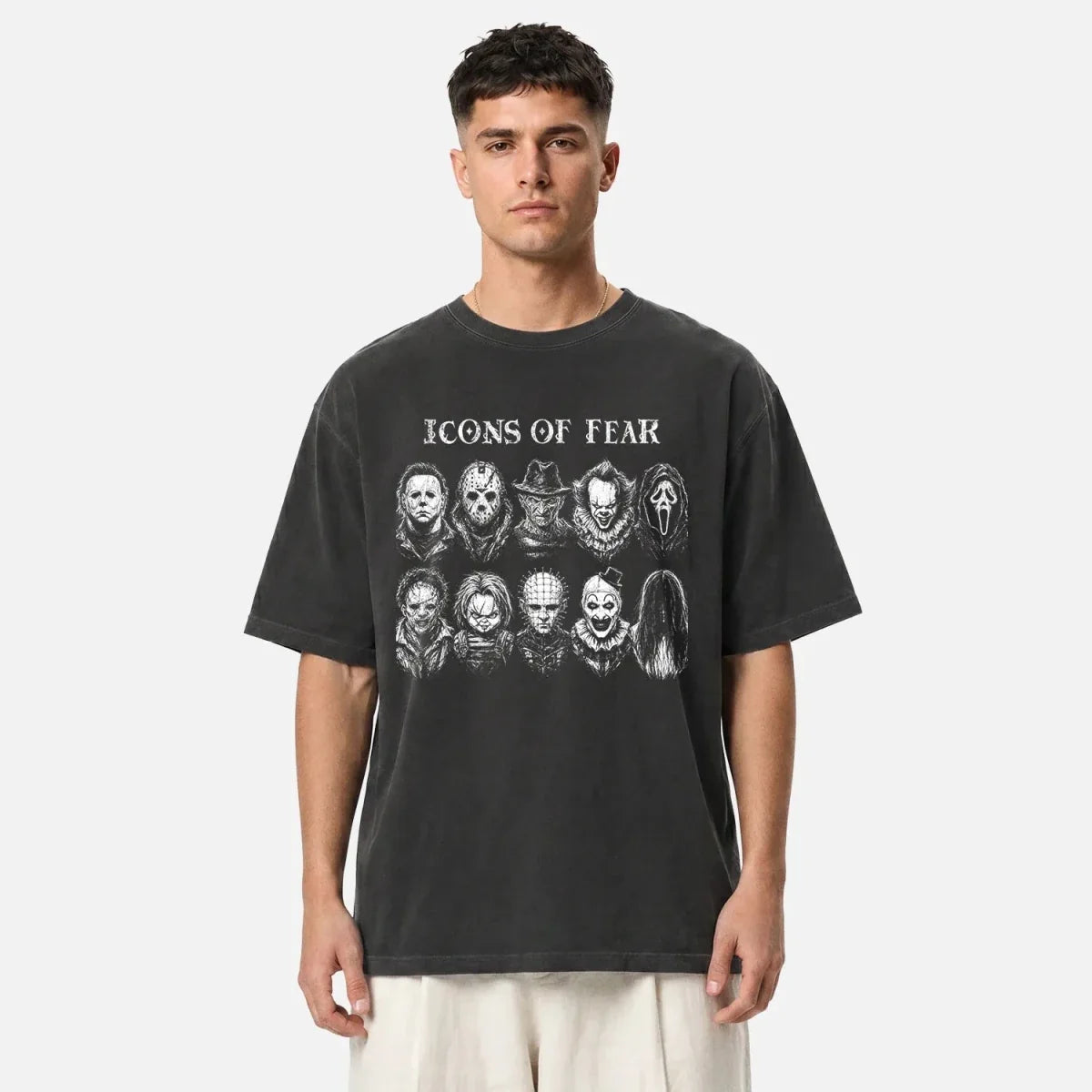 Icons of Fear Tee – Horror Villains Shirt