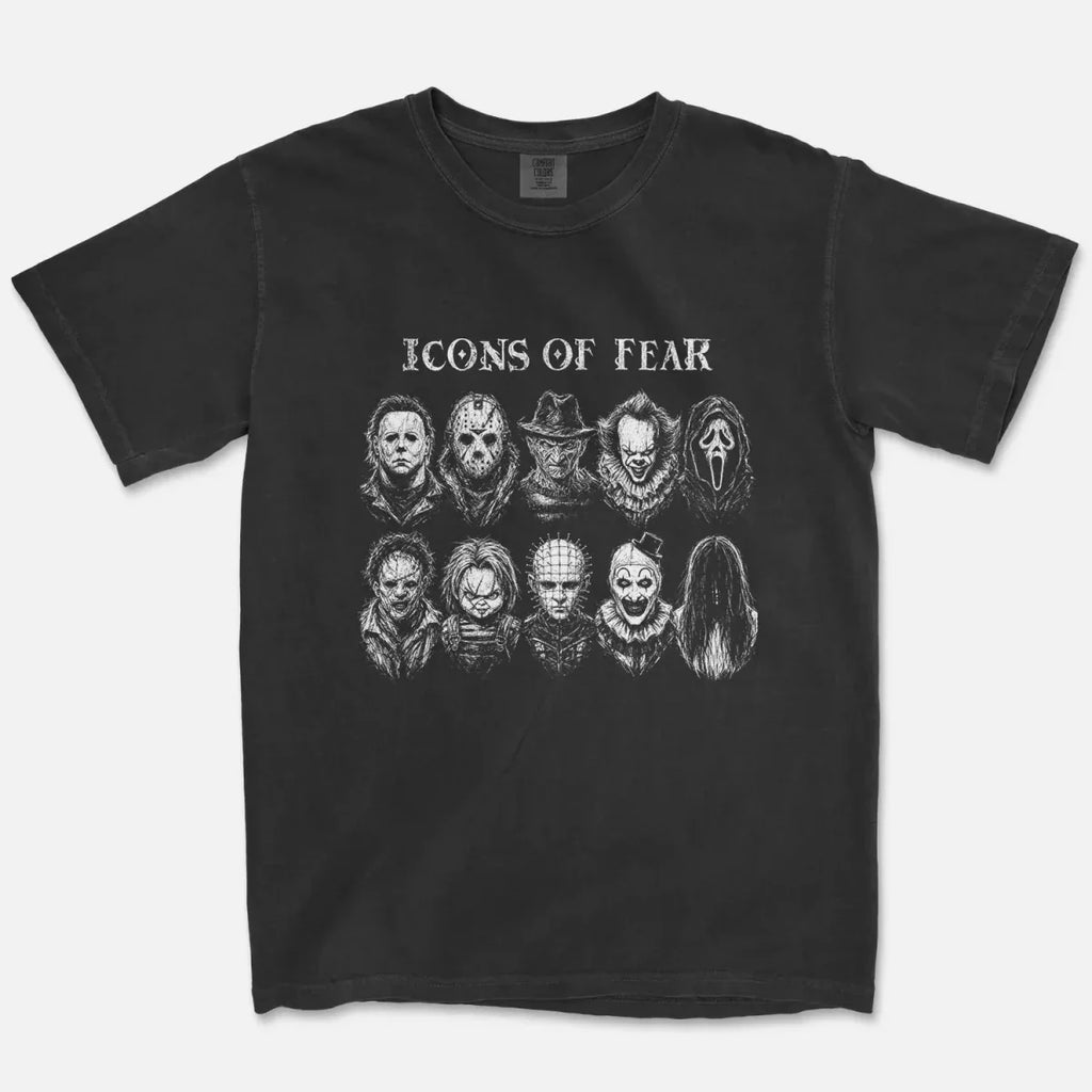 Icons of Fear Tee – Horror Villains Shirt