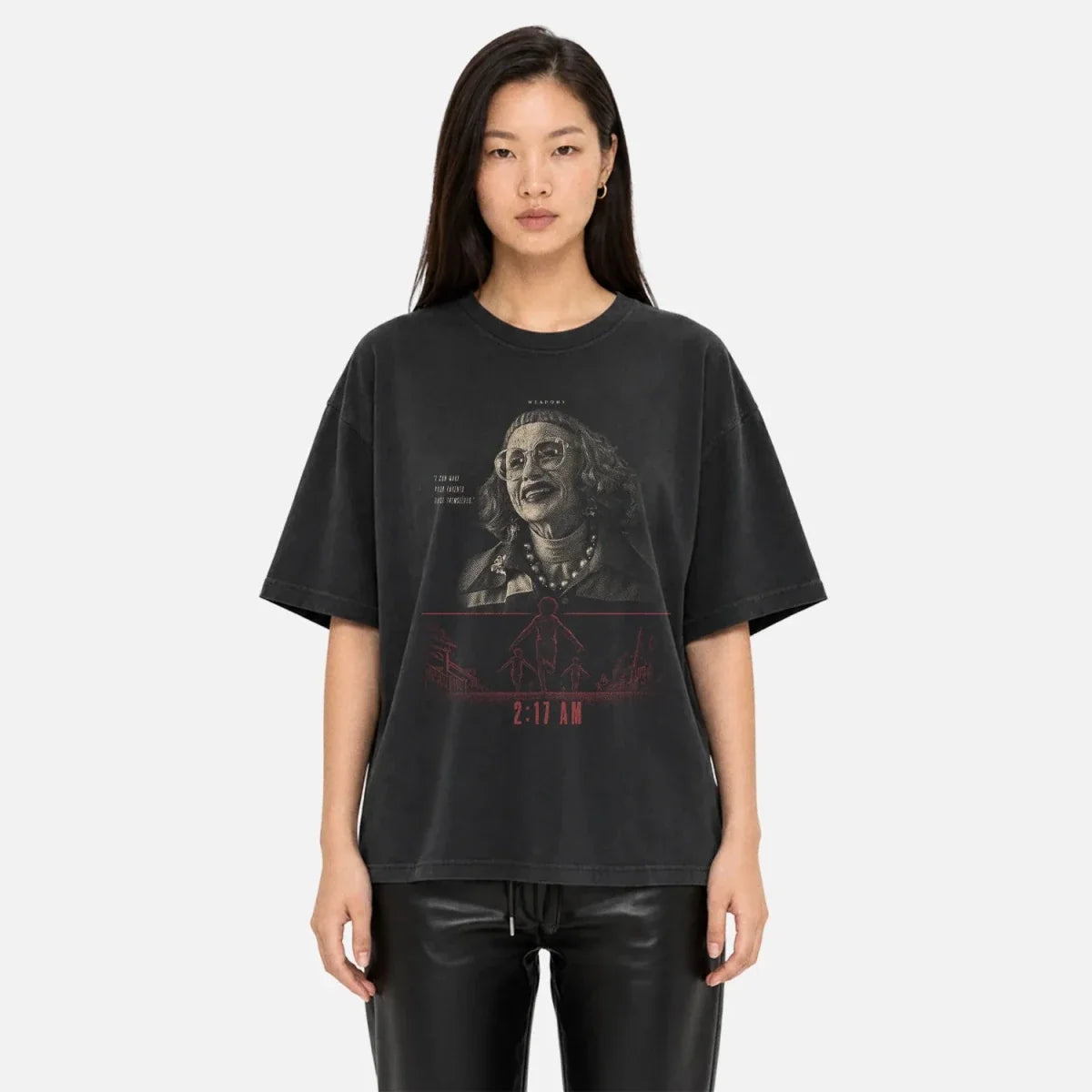 Aunt Gladys Tee – Weapons 2025 Horror Film Shirt