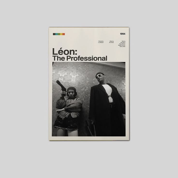 Leon The Professional 1994 Classic Crime Thriller Movie Poster Unframed Size 24''x36''
