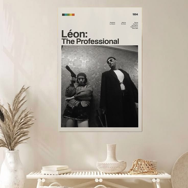 Leon The Professional 1994 Classic Crime Thriller Movie Poster Unframed Size 24''x36''