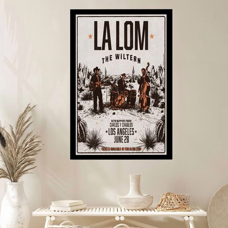 La Lom The Wiltern Los Angeles, CA Jun 28 2025 Tour Poster Unframed Size 24''x36''