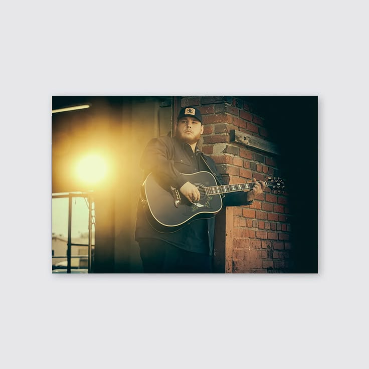 Luke Combs Home Decor Music Poster Unframed Size 24''x36''