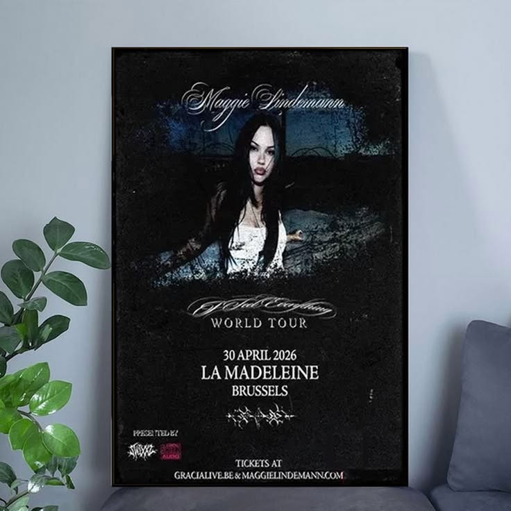 Maggie Lindemann I Feel Everything Tour 2026 Schedule Gift Fan Decor Poster Unframed Size 24''x36''