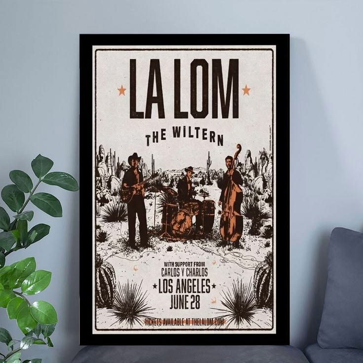 La Lom The Wiltern Los Angeles, CA Jun 28 2025 Tour Poster Unframed Size 24''x36''