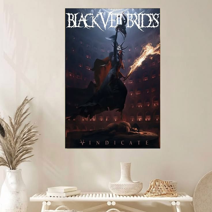 Black Veil Brides Vindicate Album Cover Poster Unframed Size 24''x36''