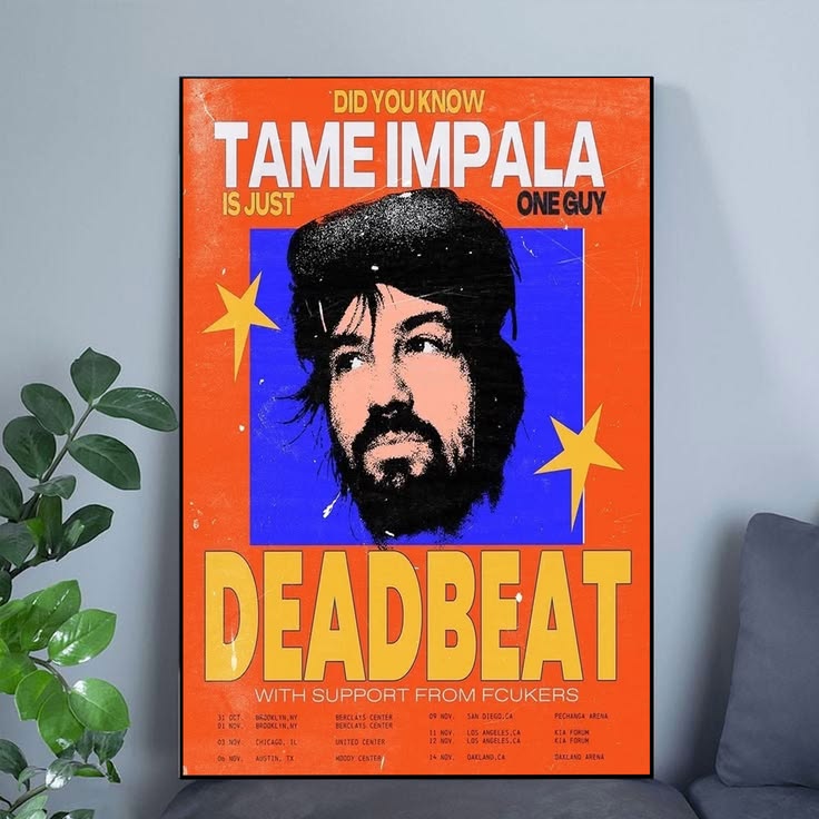 Tame impala concept Poster Unframed Size 24''x36''